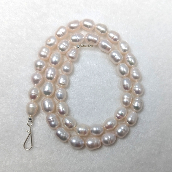 REAL - 9-10mm Baroque Pearl Necklace - Picture 6 of 11